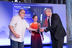 SSMT 2024 Awards Radio Audio Winner trophy2_Carmen Valino SSMT_2024